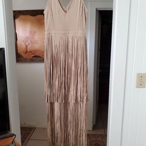 Tan fridge dress